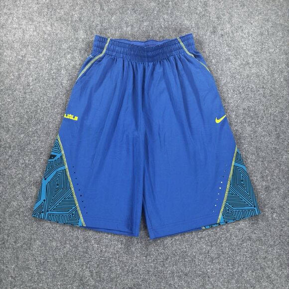 Nike LeBron James Basketball Dri-Fit Shorts Men’s Small Blue 618200 480 - Picture 1 of 9